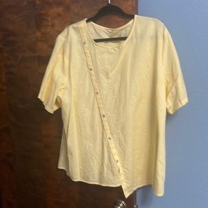 yellow gauze shirt never been worn